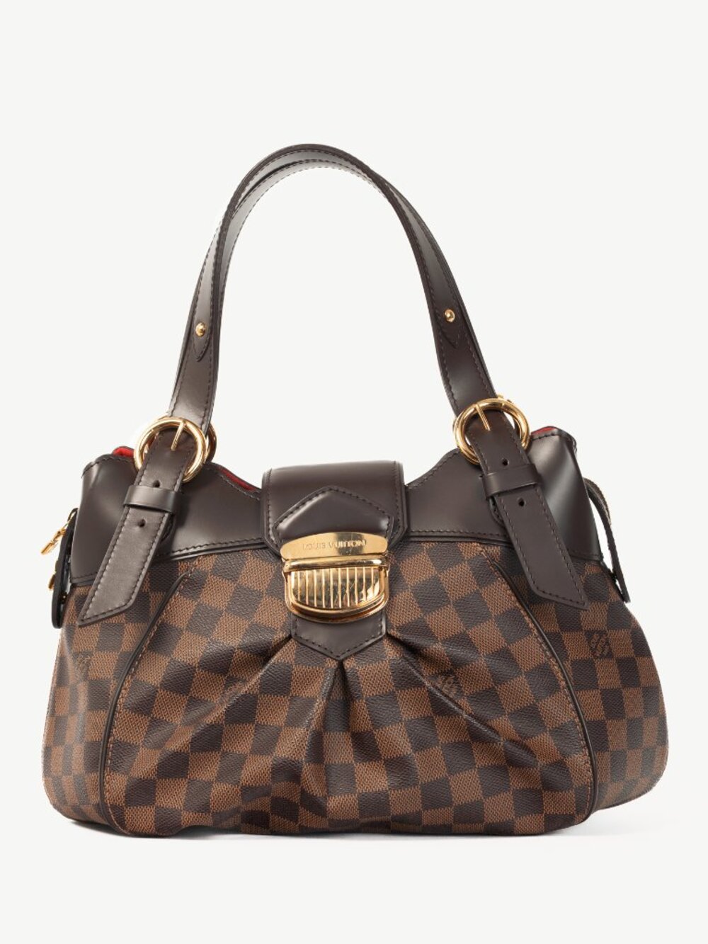Louis Vuitton Sistina PM Damier Ebene Canvas Handbag